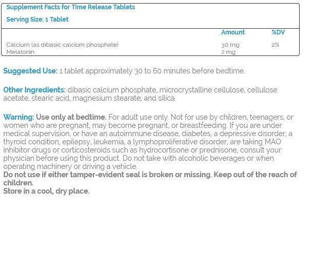 Source Naturals, Inc. Melatonin 2mg Timed Release 120 Sustained Release Tablet