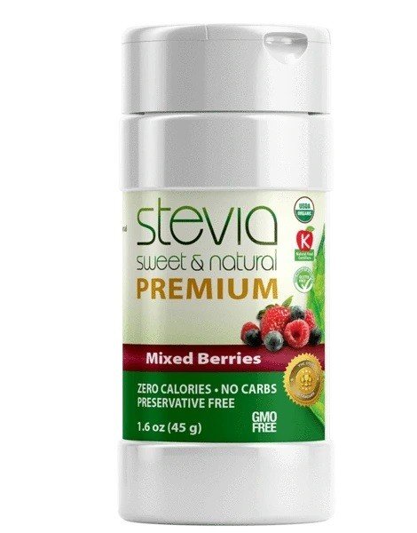 Stevia International Powdered Stevia Mixed Berries 45g 45 g Powder