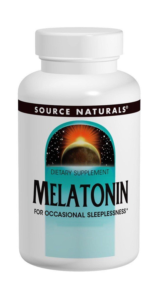 Source Naturals, Inc. Melatonin 5mg Sublingual-Peppermint 200 Lozenge