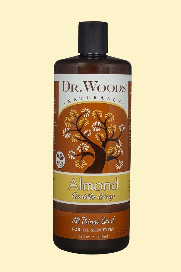 Dr. Woods Original Castile Soap Pure Almond 32 oz Liquid