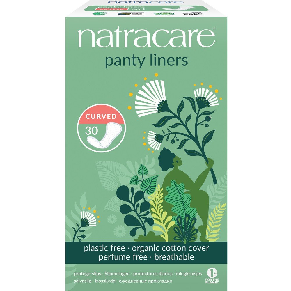 Natracare Panty Liners Curved 30ct 30 ct Panty Liner