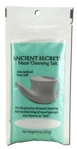 Ancient Secrets Nasal Cleansing Pot Salt 8 oz Salt