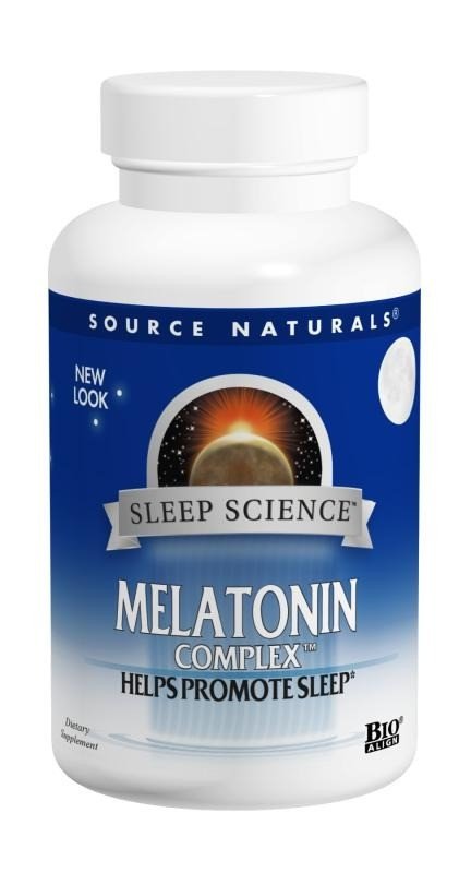 Source Naturals, Inc. Sleep Science Melatonin Complex 3 mg Peppermint 100 Lozenge