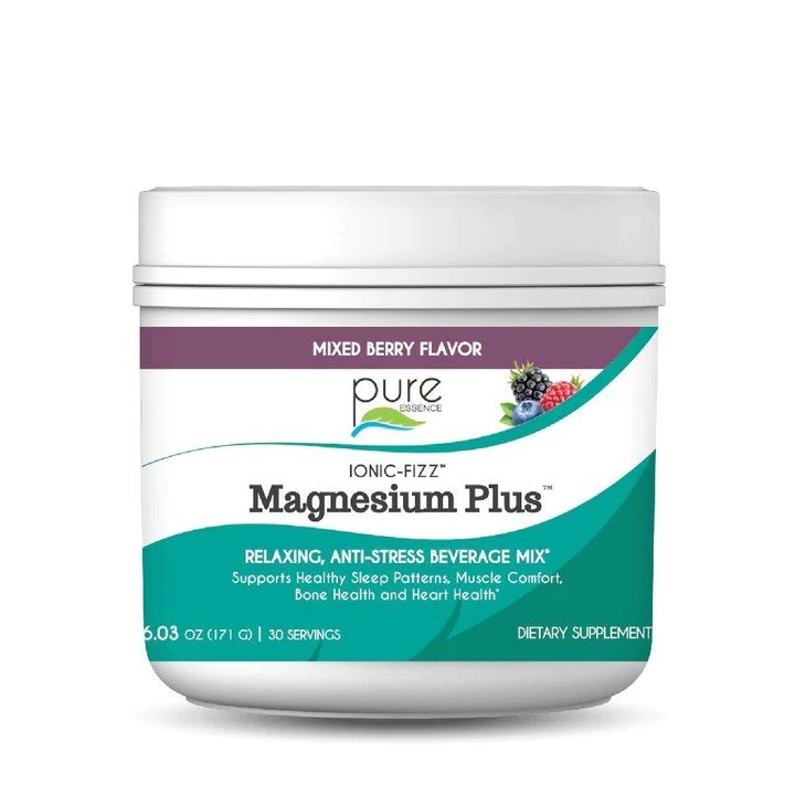 Pure Essence Labs Ionic-Fizz Magnesium Plus Mixed Berry 6.03 oz Powder