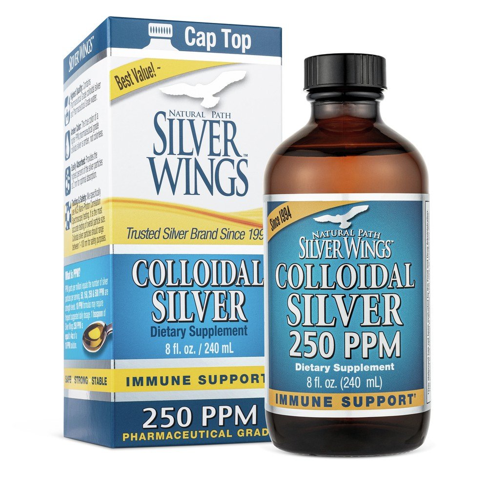 Natural Path Silver Wings Colloidal Silver 250ppm 8 oz Liquid
