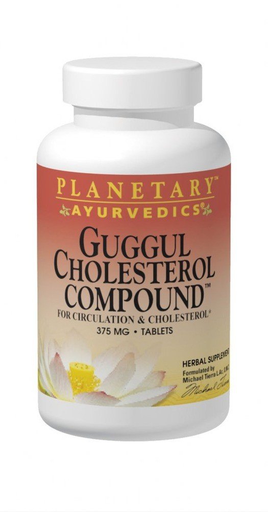 Planetary Herbals Guggul Cholesterol Compound Ayurvedic 180 Tablet