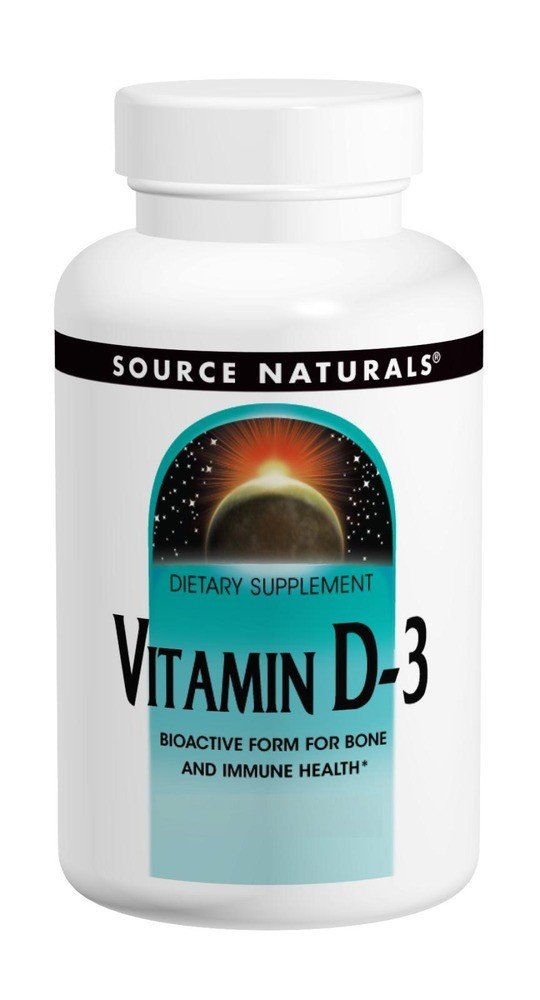 Source Naturals, Inc. Vitamin D-3 5000 IU 100 Softgel