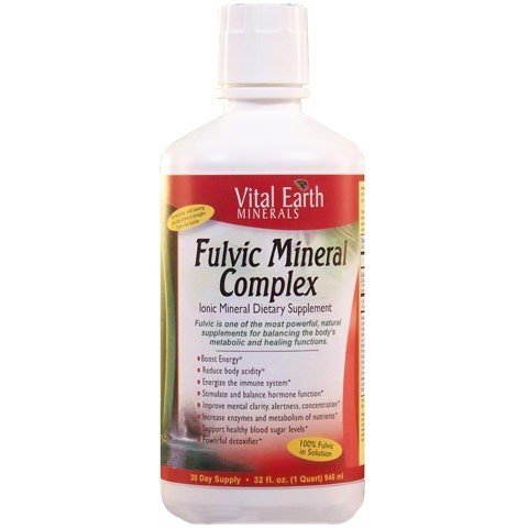 Vital Earth Minerals Fulvic Mineral Complex 32 oz Liquid