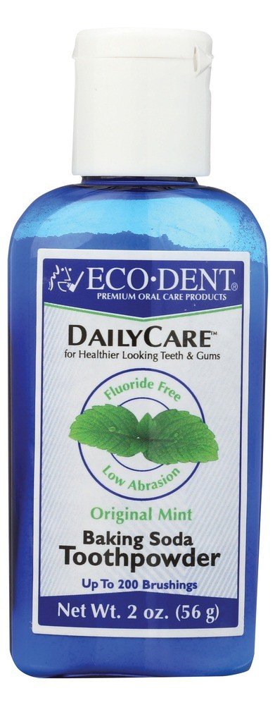 Eco-Dent Daily Care Toothpowder-Original Mint 2 oz Powder