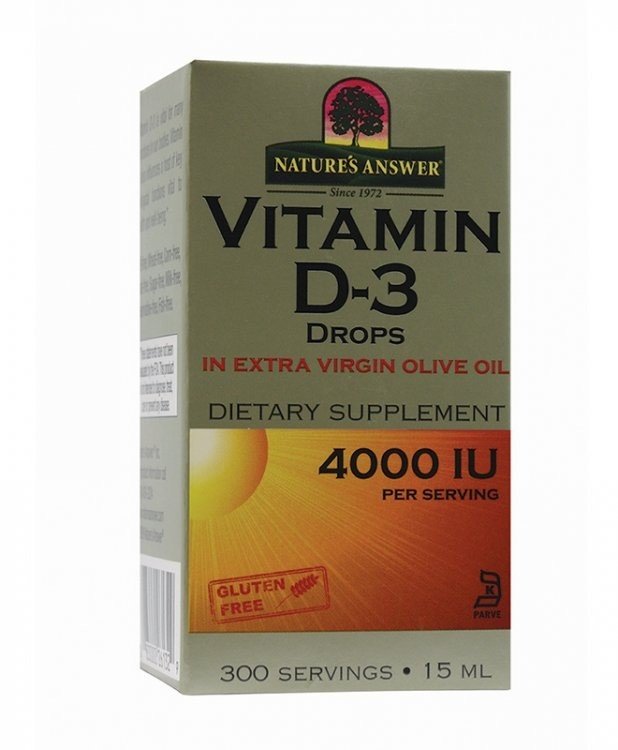 Nature's Answer Platinum Vitamin D3 4000 IU 0.5 oz Liquid