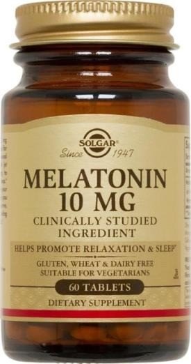 Solgar Melatonin 10 mg 60 VegTab
