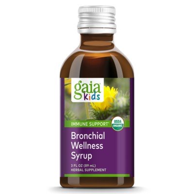 Gaia Herbs GaiaKids Bronchial Wellness Syrup 3 oz Liquid