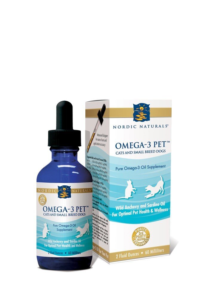 Nordic Naturals Pet Omega-3 Cats and Small Breed Dogs 2 oz Liquid