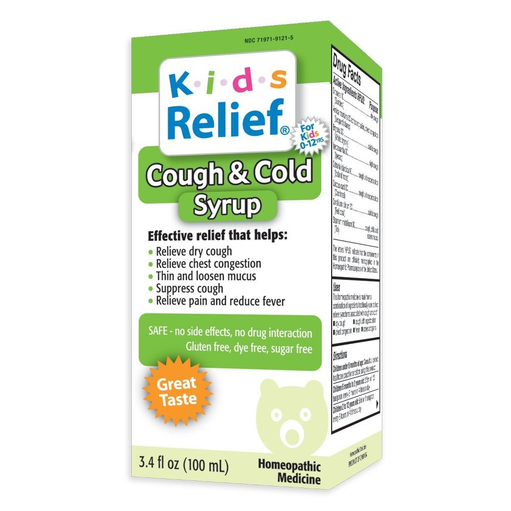 Homeolab Kids Relief Cough &amp; Cold Syrup 100 ml Liquid