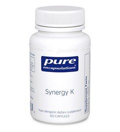 Synergy K | Pure Encapsulations | Vitamin K1 | Vitamin K2 | Vitamin D | Bone Health | Blood Vessel Health | Dietary Supplement | 120 Capsules | VitaminLife