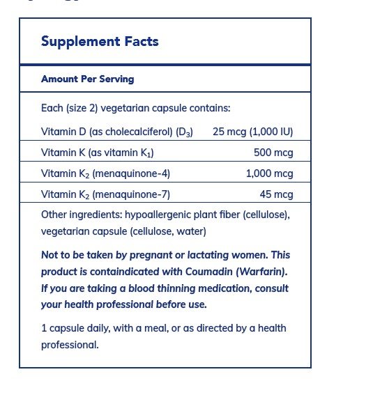 Pure Encapsulations Synergy K 120 Capsule