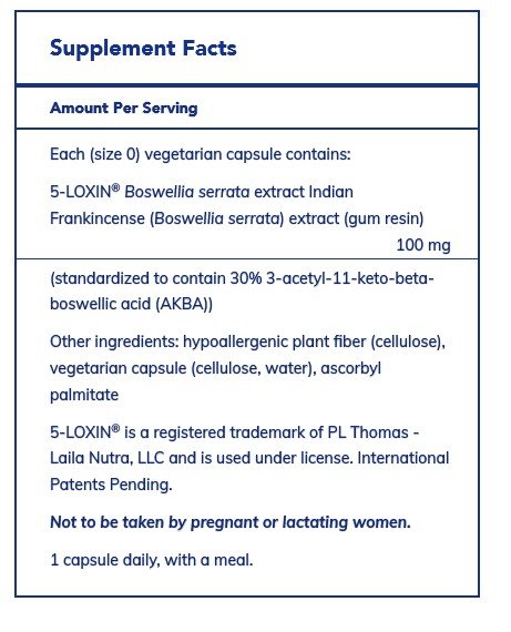 Pure Encapsulations Boswellia AKBA 120 Vegcap