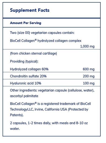 Pure Encapsulations Collagen JS 120 Vegcap