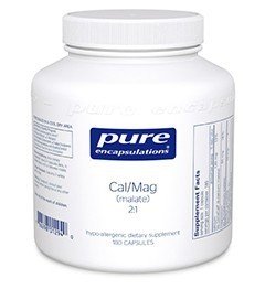 Pure Encapsulations Cal/Mag (Malate) 2:1 180 VegCap