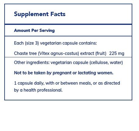 Pure Encapsulations Chaste Tree 60 Vegcap