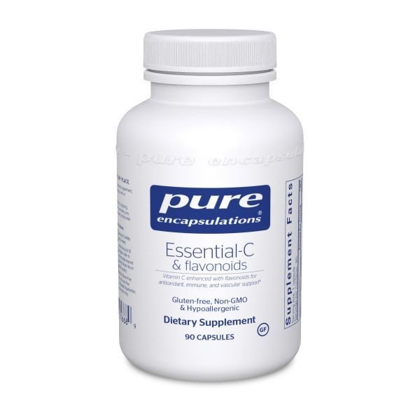 Pure Encapsulations Essential- C & Flavonoids 90 Capsule