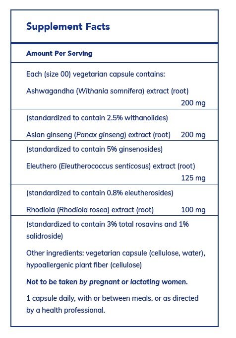 Pure Encapsulations Energy Xtra 120 Vegcap