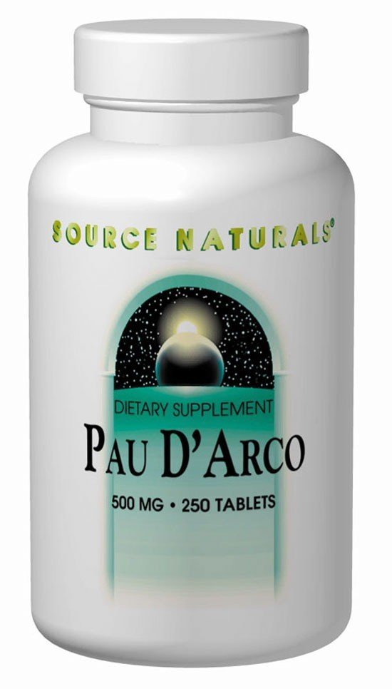 Source Naturals, Inc. Pau DArco 500mg 100 Tablet