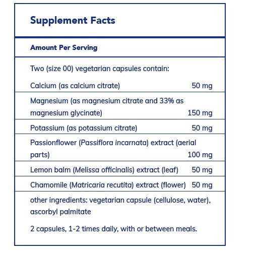 Pure Encapsulations Muscle Cramp/Tension Formula 60 Vegcap