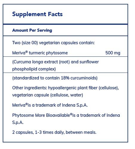 Pure Encapsulations CurcumaSorb (Formerly Meriva) 180 Vegcap