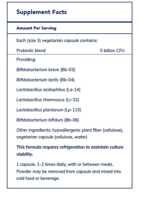 Pure Encapsulations PureProbiotic (Allergen-Free) 60 Vegcap