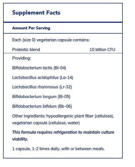 Pure Encapsulations Probiotic-5 (Dairy-Free) 60 Vegcap