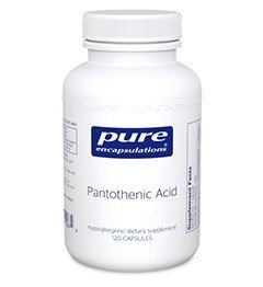 Pure Encapsulations Pantothenic Acid 120 Vegcap