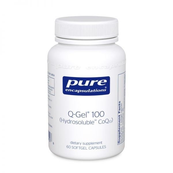 Pure Encapsulations Q-Gel (Hydrosoluble CoQ10) 100 mg 60 Softgel