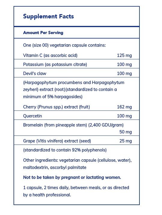 Pure Encapsulations Uric Acid Formula 120 VegCap