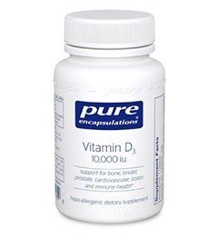 Pure Encapsulations Vitamin D3 10,000 IU 60 VegCap