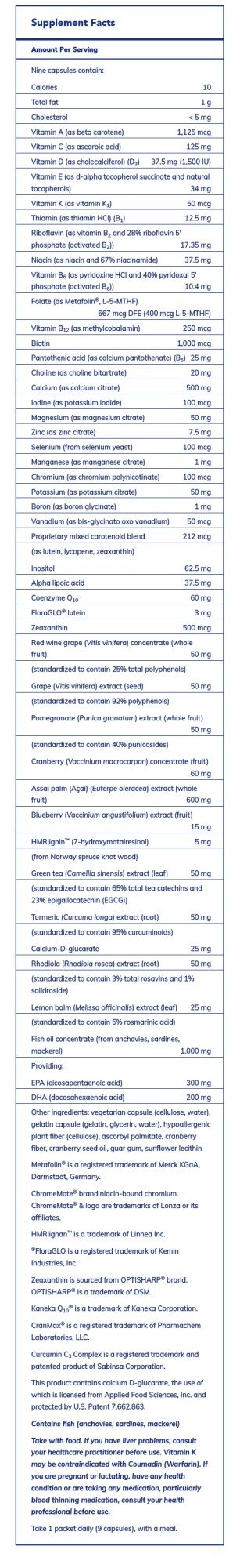 Pure Encapsulations Women&#39;s Pure Pack 30 Packet