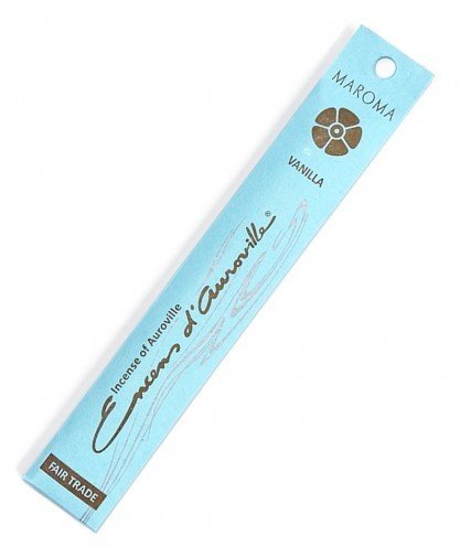 Incense | Maroma EDA | Incense of Auroville | Fair Trade | Vanilla | 10 Sticks | VitaminLife