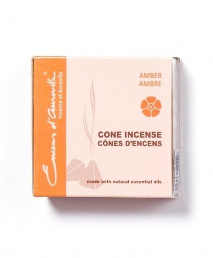 Maroma EDA Incense Cone Amber Gold 10 Cone