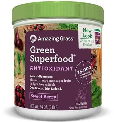 Amazing Grass ORAC Green SuperFood - 30 Serving 7.4 oz Powder