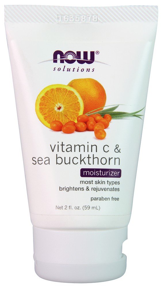 Now Foods Solutions Vitamin C & Sea Buckthorn Moisturizer 2 oz Lotion