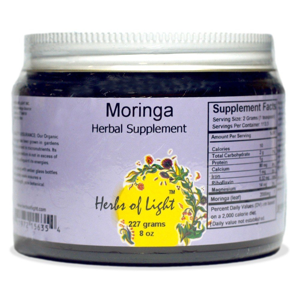 Herbs of Light Moringa Botanical Super Food 8 oz Powder