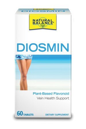 500 milligrams Diosmin | Natural Balance | Vein Health Support | Plant Based Flavonoid | Dietary Supplement | 60 Tablets | VitaminLife