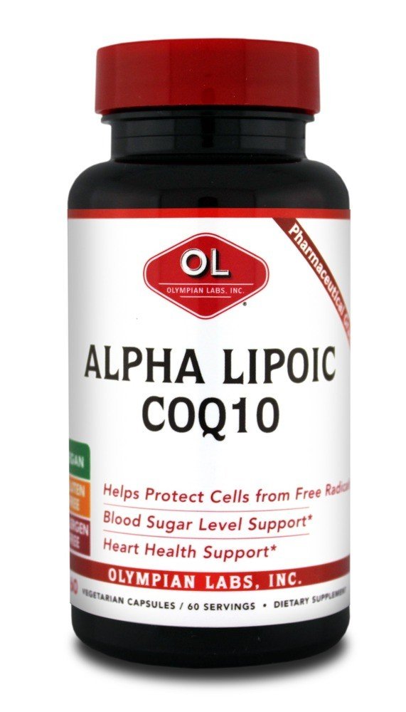 Olympian Labs Alpha Lipoic CoQ10 200mg 60 Capsule