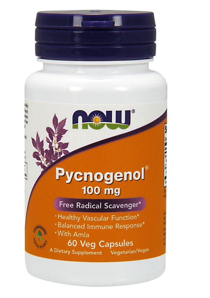 Now Foods Pycnogenol 100 mg 60 VegCap