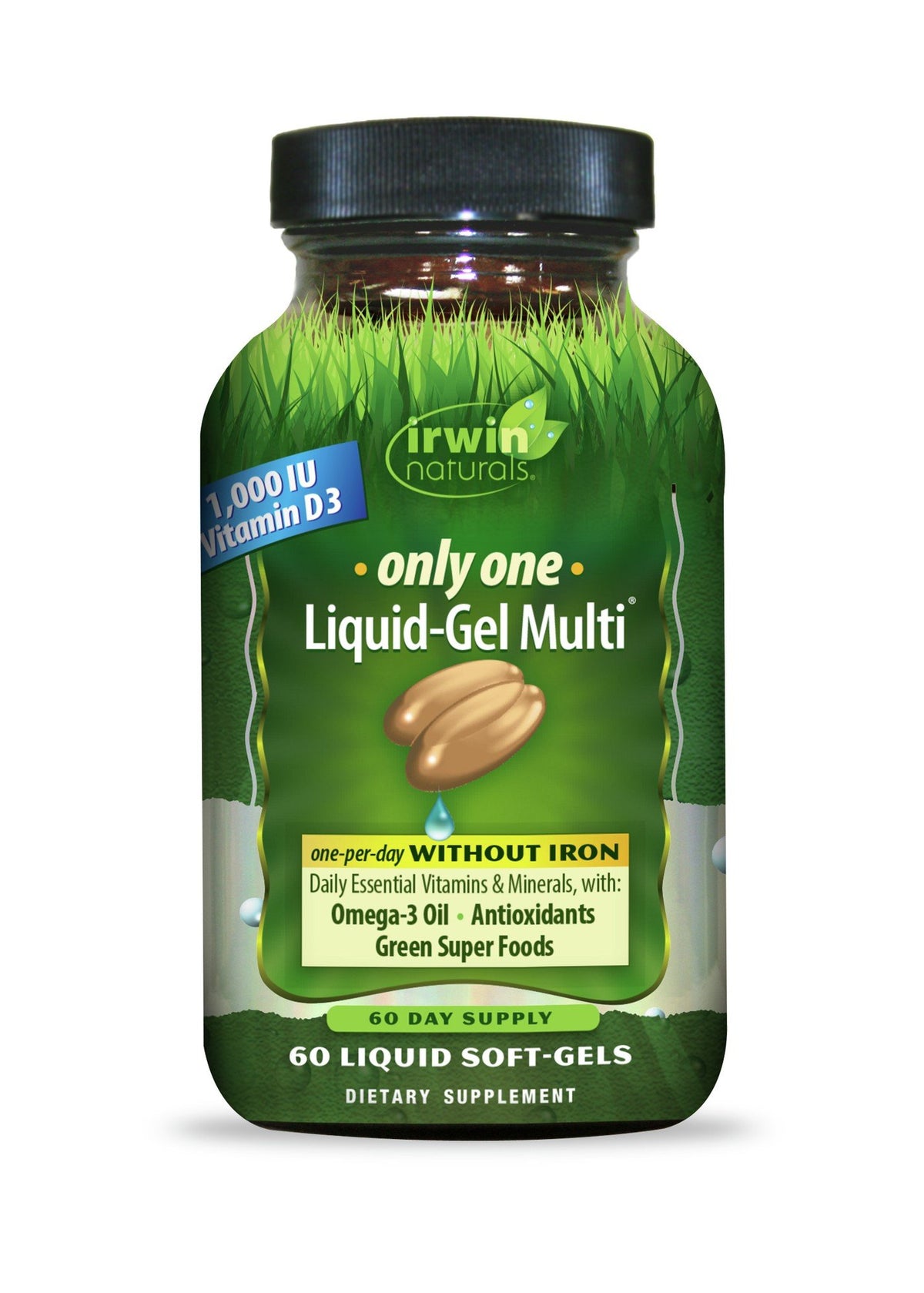 Irwin Naturals Only One Liquid-Gel Multi WITHOUT IRON 60 Softgel