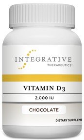 Integrative Therapeutics Vitamin D3 50 mcg ( 2000IU) 120 Chewable Tablet