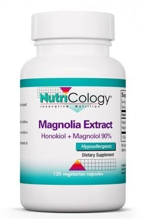 Nutricology Magnolia Extract Honokiol + Magnolol 90% 120 VegCap