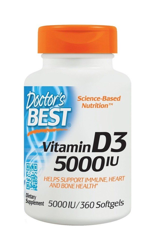 Doctors Best Vitamin D3 5000IU 360 Softgel