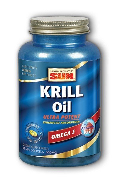 Health From The Sun Krill Oil-Lemon Flavor 90 Softgel