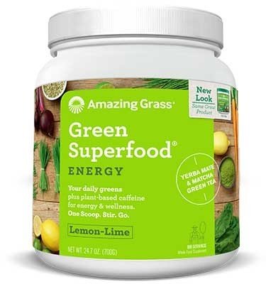 Amazing Grass Energy Green SuperFood Powder- 100 Servings 24.7 oz Powder